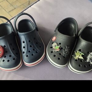 CROCS Kids (2 Pair) with charms